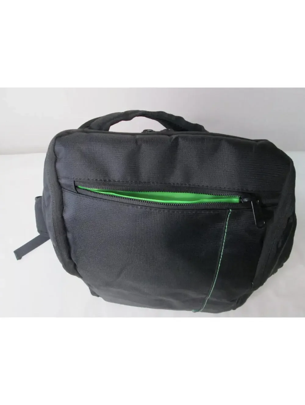 Indepman Blk/Grn Camera Sling Bag Case DSLR/SLR/Mirrorless Crossbody Backpack
